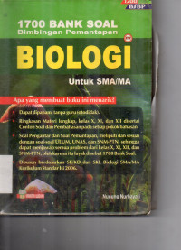 Image of 1700 Bank Soal Bimbingan Pemantapan BIOLOGI SMA