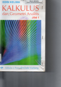 Image of REF KALKULUS DAN GEOMETRI ANALITIS JILID 1