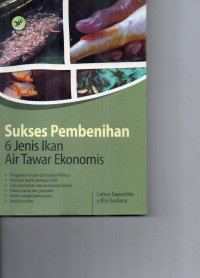 Image of Sukses Pembenihan 6 Jenis Ikan Air Tawar Ekonomis